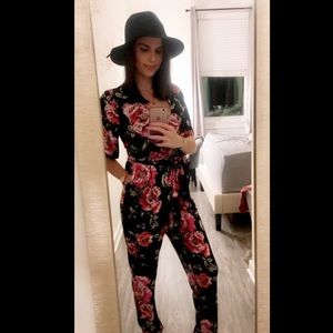 Floral jumpsuit